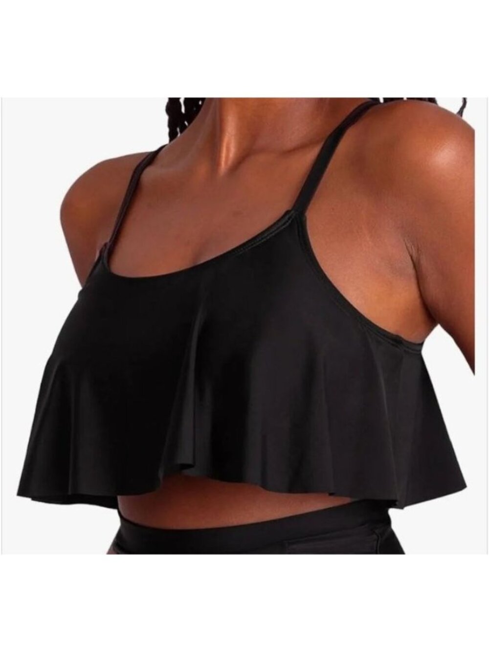 Shapermint Empetua Swim Ruffled Bikini Top XL - Picture 2 of 14